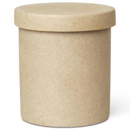 Fogkefe pohár BON 10,5 cm, homok, porcelán, kemény LIVING