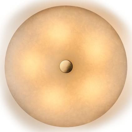 Plafond lámpatest MAGMA 42 cm, fehér, üveg, Tala