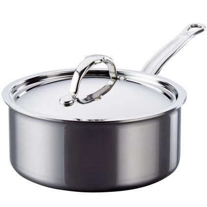 Nyeles lábas NANOBOND TITANIUM 20 cm, 2,8 l, rozsdamentes acél, Hestan