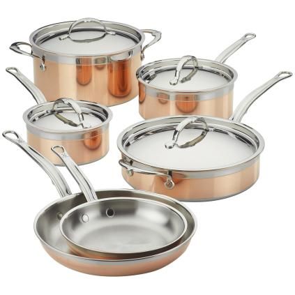 Edénykészlet COPPERBOND, 6 db szett, réz, Hestan