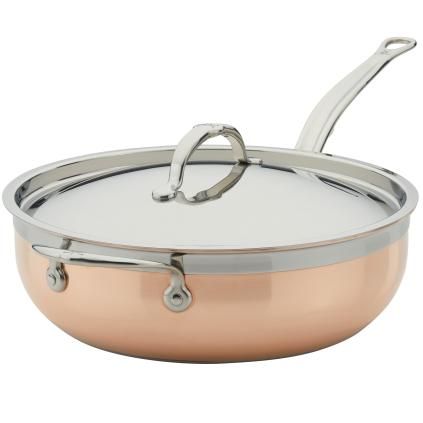 Mély serpenyő COPPERBOND 28 cm, 4,7 l, réz, Hestan