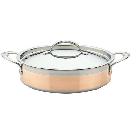 Tálalóserpenyő COPPERBOND 26 cm, 3,3 l, réz, Hestan