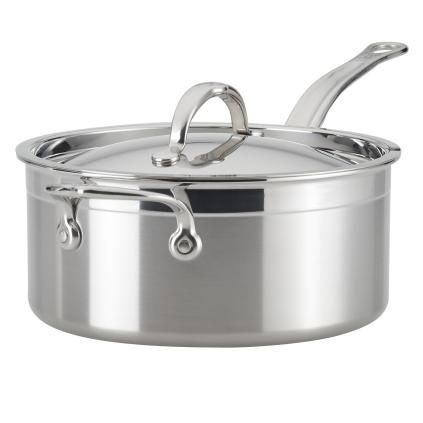 Nyeles lábas PROBOND 22 cm, 3,8 l, rozsdamentes acél, Hestan