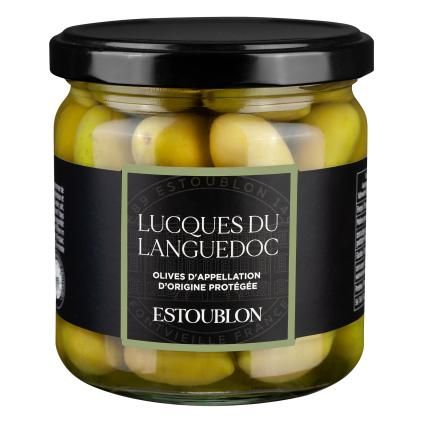 217754 zelene olivy lucques aop 200 g estoublon