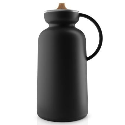 218570 vakuovy dzban silhouette 1 l cerna plast eva solo