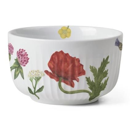 219002 servirovaci misa hammershoi summer wild flowers 12 cm bila porcelan kahler