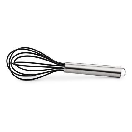 Habverő rozsdamentes acél/szilikon 20 cm Eva Trio