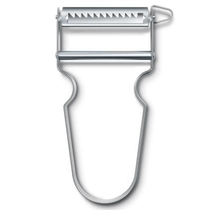 219665 skrabka na zeleninu star 11 cm ostri julienne stribrna nerezova ocel victorinox