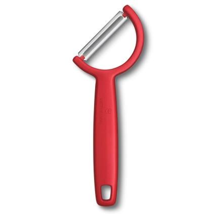 219740 skrabka na zeleninu rho 16 cm rovne ostri cervena plast victorinox