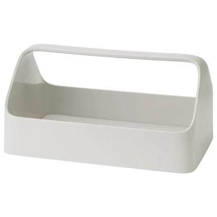 220145 ulozny box handy box 28 x 14 cm svetle seda plast rig tig