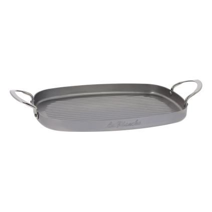 de Buyer MINERAL B grill serpenyő, 38x26 cm, acél