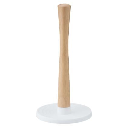 220532 drzak na kuchynske uterky roll it 30 cm bila plast drevo rig tig