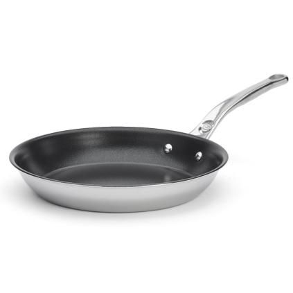 221057 neprilnava panev affinity 20 cm stribrna nerezova ocel de buyer