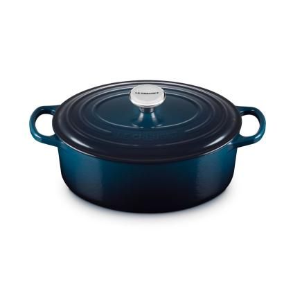 224493 kastrol signature 29 cm 4 7 l ovalny nuit litina le creuset