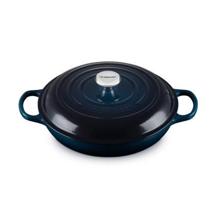 224283 kastrol signature 30 cm 3 5 l nuit litina le creuset