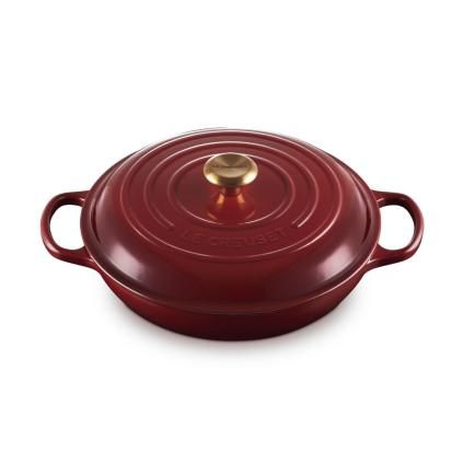 224694 kastrol signature 30 cm 3 5 l garnet litina le creuset