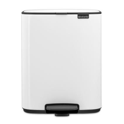 226053 pedalovy odpadkovy kos bo 12 l bila ocel brabantia