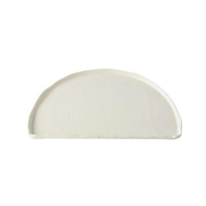 226437 jidelni talir half moon 27 cm bila keramika mij