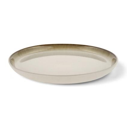 226572 dezertni talir gastro 21 cm bila kremova kamenina bitz