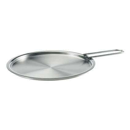 Üveg fedél EVA TRIO 16 cm, lapos, fogantyúval, Eva Trio