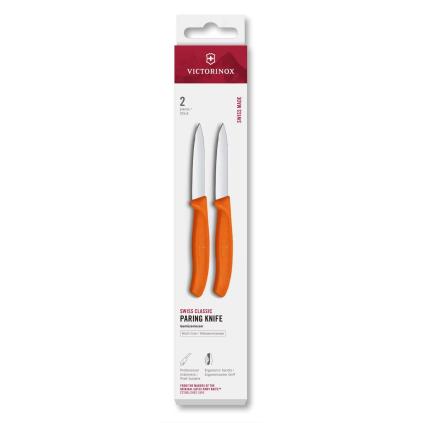 229461 sada nozu swiss classic 8 cm sada 2 ks oranzova plast victorinox