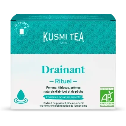 233042 bio ovocny caj draining ritual 18 sacku kusmi tea