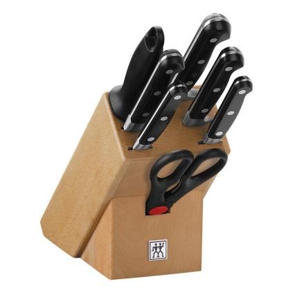 Block kés szett PROFESSIONAL "S", 8 db, késélezővel és ollóval, Zwilling