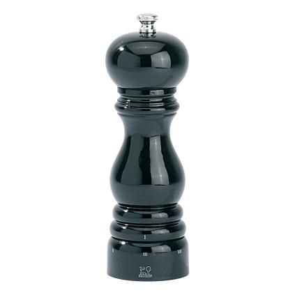 PARIS uSelect borsdaráló, lakkozott fekete bükkfa, 18 cm