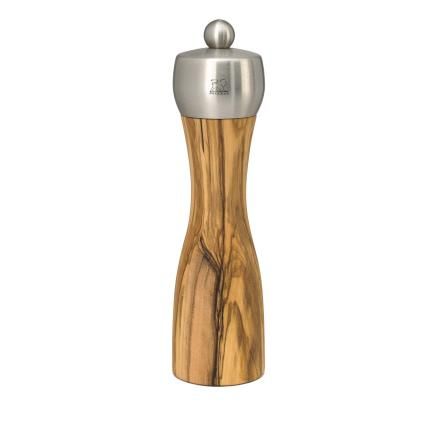 Sódaráló FIDJI 20 cm, olajfa/fém, Peugeot