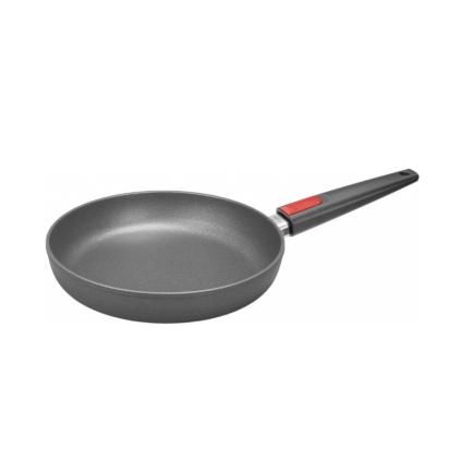 Tapadásmentes serpenyő TITANIUM NOWO 26 cm, indukciós főzőlappal, levehető fogantyúval, titán bevonattal, WOLL