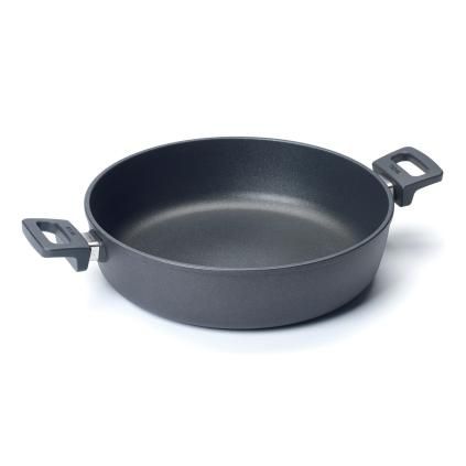 Tálalóserpenyő TITANIUM NOWO 32 cm, indukciós főzőlapon használható, titán bevonattal, WOLL