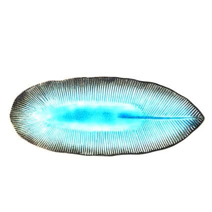 Ovális tányér SKY BLUE RIDGE, 32,5 x 13,5 cm, MIJ