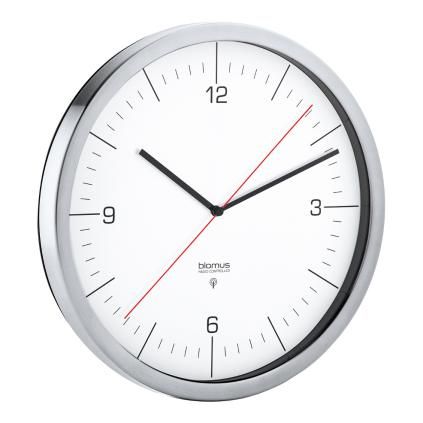 Falióra RONO vezérelt rádiós óra ⌀ 24 cm, fehér, Blomus