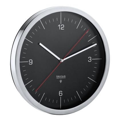 Falióra RONO vezérelt rádiós ⌀ 24 cm, fekete, Blomus
