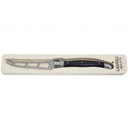 Sajtkés PREMIUM 10 cm, fekete, Laguiole