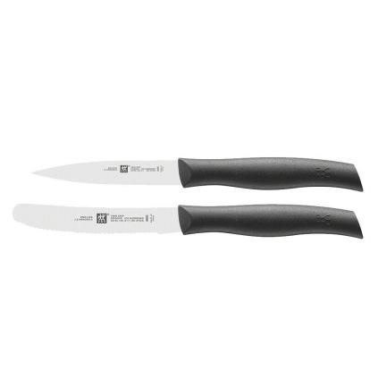 Késkészlet TWIN GRIP, hámozóval, 2 db szett, fekete, ZWILLING