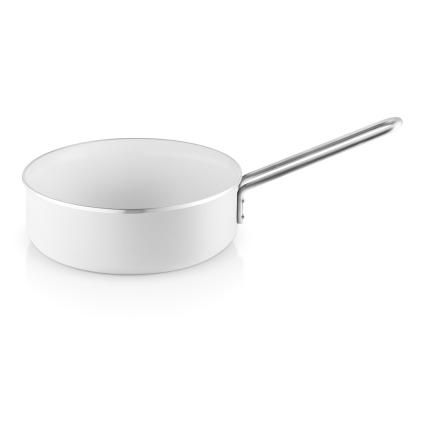 Sauté serpenyő WHITE LINE 24 cm, kerámia, Eva Trio