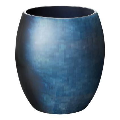 Stelton STOCKHOLM HORIZON váza, 16 cm, kék, alumínium