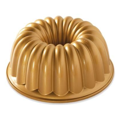Kuglóf sütőforma ELEGANT PARTY, arany, Nordic Ware