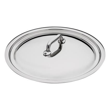 Fedő rozsdamentes acél fogantyúval, Ø 24 cm