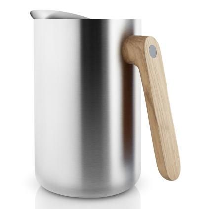 Nordic kitchen rozsdamentes vákuum termosz kanna fa fogantyúval 1,0 l Eva Trio