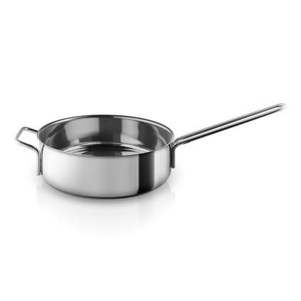 Sauté serpenyő 24 cm, rozsdamentes acél, Eva Trio