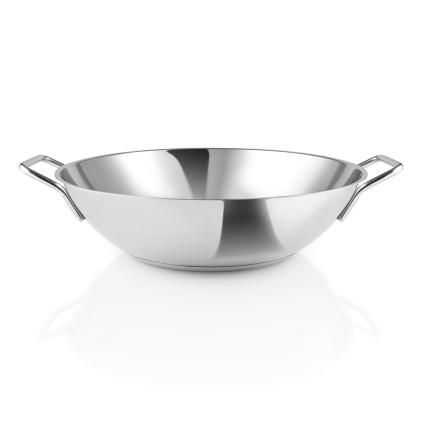 Wok 32 cm, rozsdamentes acél, Eva Trio