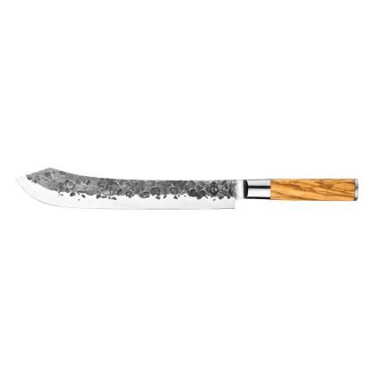 Henteskés OLIVE 25,5 cm, olajfa markolattal, Forged