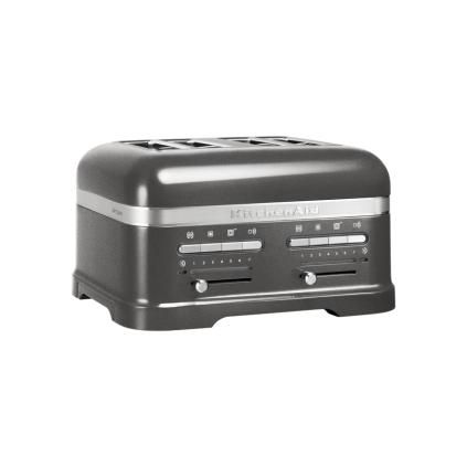 Kenyérpirító ARTISAN, 4 szeletes, ezüstszürke, KitchenAid