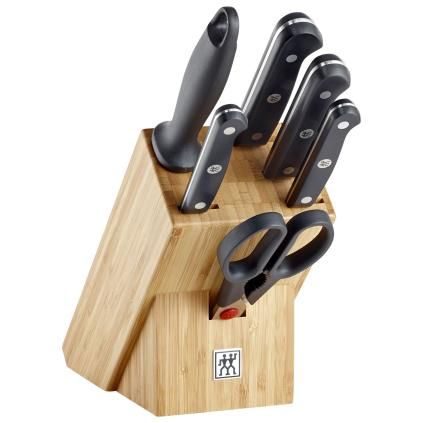 Késtartó blokk szett GOURMET, 7 db, bambusz, Zwilling