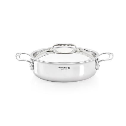 Edény AFFINITY 28 cm, 4,6 l-es űrtartalommal és fedővel, de Buyer