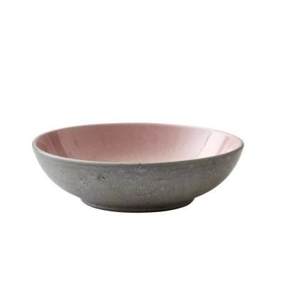 Tál 20 cm, szürke/világos rózsaszín, Bitz