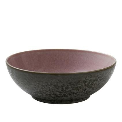 Salátástál 30 cm, szürke/rózsaszín, Bitz