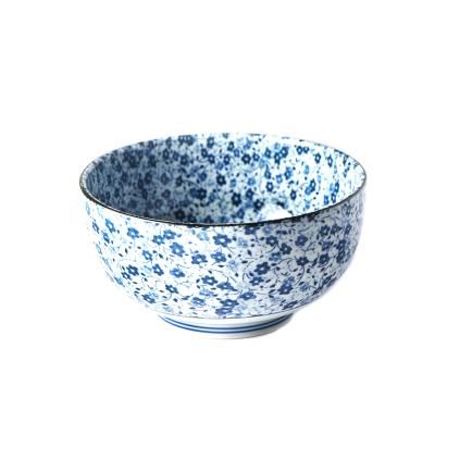 Étkező tál BLUE DAISY 16 cm, 800 ml, kék, kerámia, MIJ